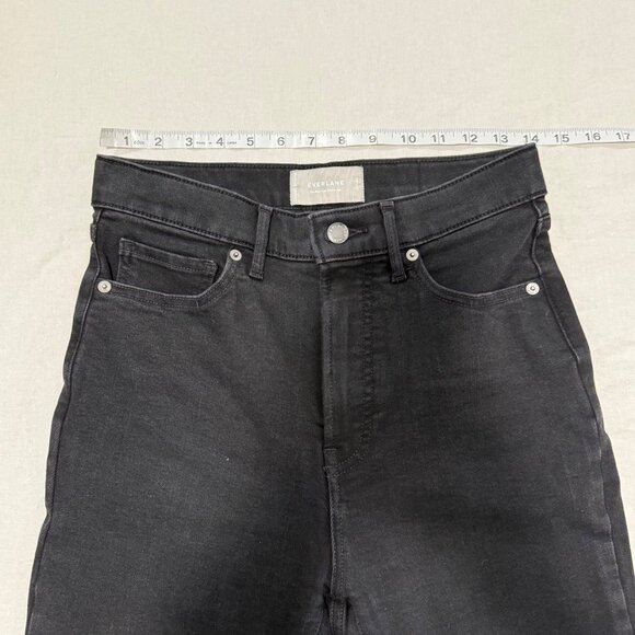 Everlane The Way High Skinny Ankle Jean Black Size 29 - Picture 8 of 8